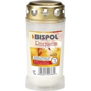 Candela din plastic cu capac