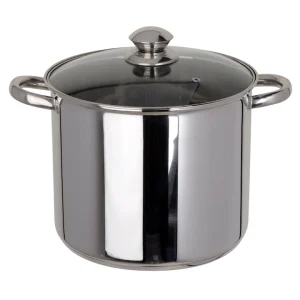 Oala inox cu capac