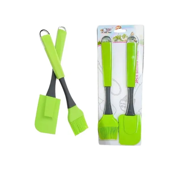 Set spatulă și pensulă din silicon