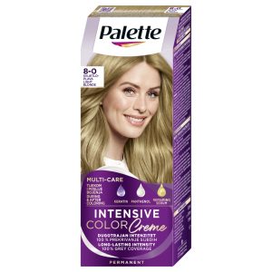 Vopsea de par - Palette Intensive Color Creme - 8-0 Light Blonde
