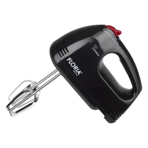 Mixer de mana Floria ZLN-7567 Negru, Putere 150 W, 7 viteze, Buton eliberare accesorii