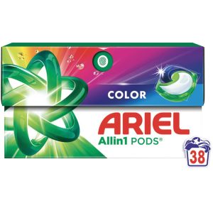 ARIEL ALLIN1 PODS DETERGENT CAPSULE 38BUC COLOR