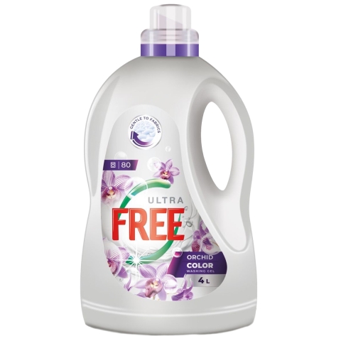 ULTRA FREE DETERGENT LICHID 4L ORHIDEE UNIVERSAL