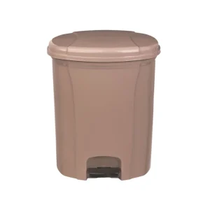 Cos de gunoi cu pedala si capac batant, Plastina, plastic,20L