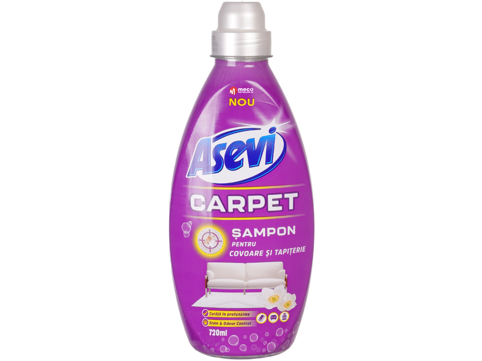 ASEVI Carpet Sampon pt Covoare & Tapiterii Parfum Floral 720 ml