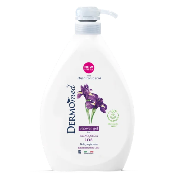 Gel de dus cu iris cu dispenser, 1000ml, Dermomed