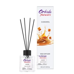 Difuzor cu bețișoare – Orhide Caramel , 100 ml