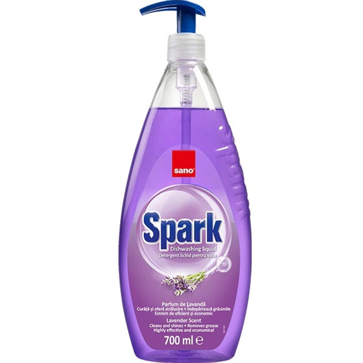 SANO SPARK DETERGENT VASE 700ML LAVANDA