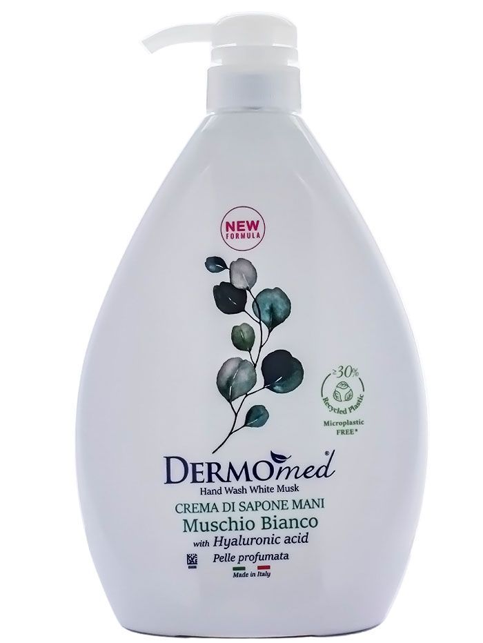 Dermomed Crema Di Sapone Mani - Muschio Bianco