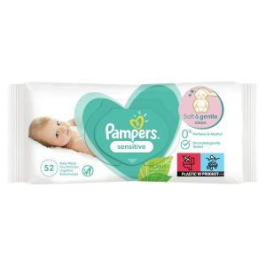 PAMPERS SERVETELE UMEDE SENSITIVE 52BUC