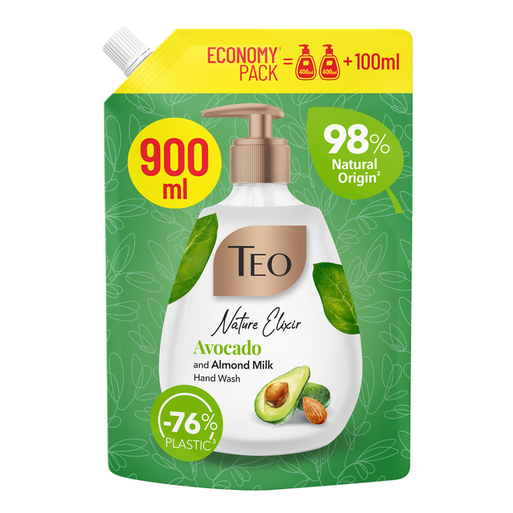 Rezerva sapun lichid cu avocado si lapte de migdale